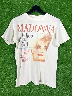 Buy Madonna “Who’s That Girl” World Tour 1987 Rare T Shirt • 236.25£