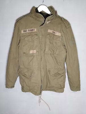 Buy Brandit M65 Giant Military Jacket Small S Khaki Men's Padded Linning Hooded • 69.99£