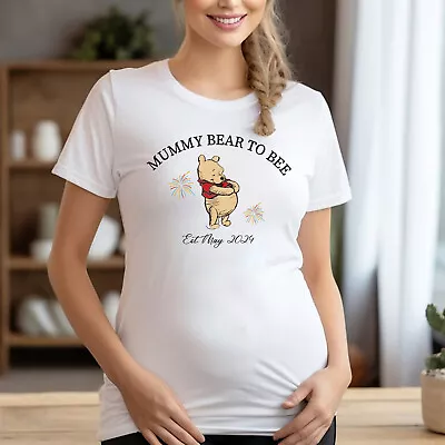 Buy Mum To Be T-shirt Funny Pregnancy Announcement Mummy Gift Pregnant,Mummy Bear • 5.99£