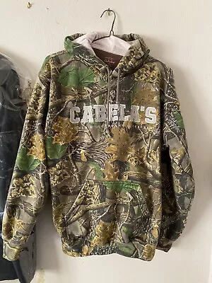 Buy Cabela World Legendary Outfitters Woman’s CAMO Hoodie Size L • 18.90£