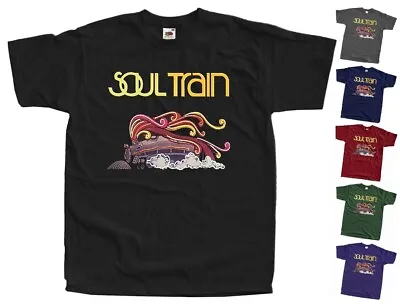 Buy Soul Train 70's T Shirt Rap Hip Hop Music Black Brick 100% Cotton Sizes S-5XL • 18.94£