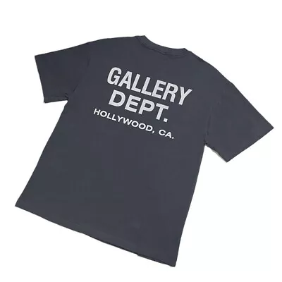 Buy Gallery Dept Summer Men's Women's T-shirt Letter Gradient Loose Short Sleeve Top • 21.59£