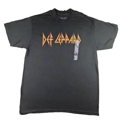 Buy Brand New Def Leppard T Shirt Size L Black Cotton Blend Classic Graphic Mexico • 16.99£