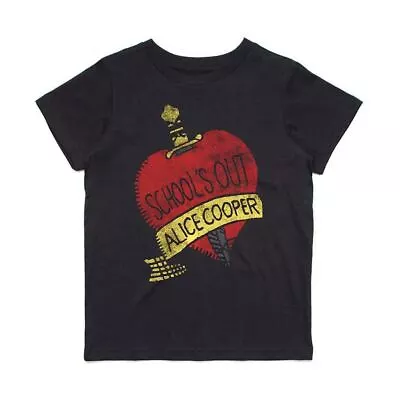 Buy Children's Alice Cooper School's Out Dagger Crew Neck T-Shirt • 10£