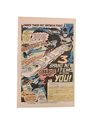 Buy PRINT AD 1977 DC COMICS BATMAN Toys & Merch Comic Book Size Original & Authentic • 9.36£
