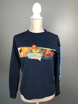 Buy Vintage 2000 Pokemon Gotta Catch 'em All Monterey Canyon Charizard T-shirt Rare • 5£