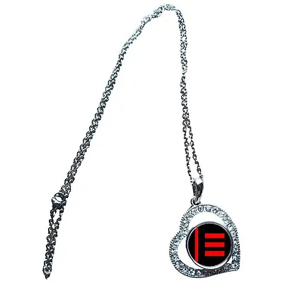 Buy Man Slave Pride Heart Shape Silver Colour Necklace With Diamante Pendant + Bag • 6.99£
