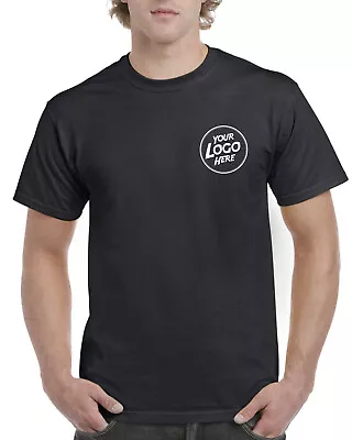 Buy Personalised TShirt Tee Custom Work Shirts For Men Printed Shirt Workwear Logo • 10£