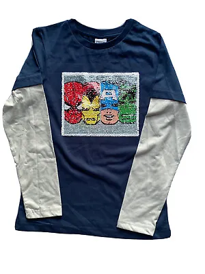 Buy Marvel Comics Ironman Hulk Reversible Sequin Kids Unisex T-Shirt Official Merch  • 6.99£
