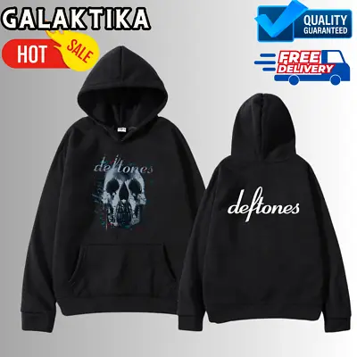 Buy Rock Band Deftones Black Hoodie | Vintage Graphic Steetwear Sweatshirt Pullovers • 17.99£