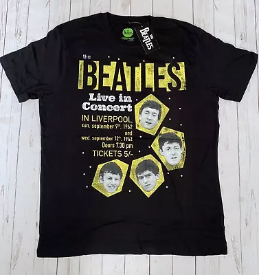 Buy Official The Beatles Live In Concert 1962 Liverpool New Unisex Licensed Merch • 14.99£
