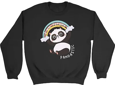 Buy Totally Pandastic Kids Sweatshirt Panda Lover Kawaai Boys Girls Gift Jumper • 12.99£
