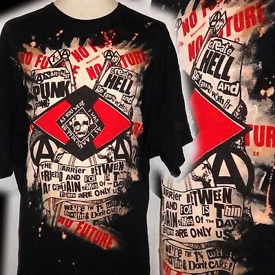 Buy Anarchist Punk Gang  100% Unique  Punk  T Shirt Xxxl Bad Clown Clothing • 16.99£
