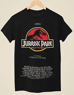 Buy Jurassic Park - Movie Poster Inspired Unisex Black T-Shirt • 14.99£