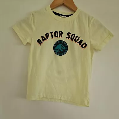 Buy Jurassic World Raptor Squad Lemon Tshirt Age 6-7 • 3£