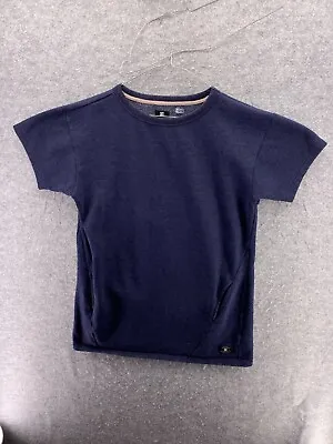 Buy DC Shoe USA Mens Medium M Blue Jersey T-shirt Pockets Short Sleeve Cotton Blend • 9.99£