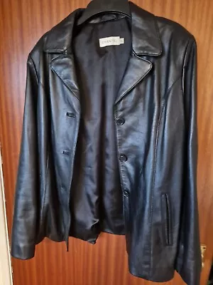 Buy Ladies Vintage Chantel Leather Jacket Size XXL. Vety Good Condition. • 30£