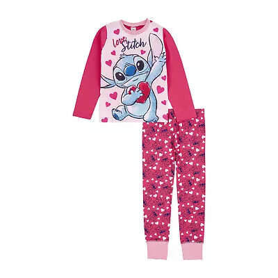 Buy Lilo And Stitch Girls Pyjamas PJs Set , Ages 5 Years To 15 Years • 16.95£