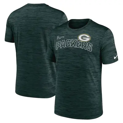 Buy Green Bay Packers T-Shirt (Size M) Men's Nike NFL Velocity Arch T-Shirt  - New • 19.99£