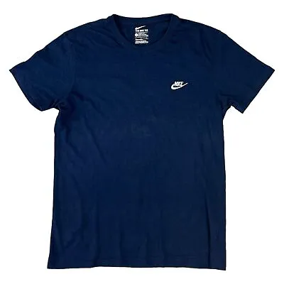 Buy Nike T-Shirt Athletic Cut Short Sleeve Blue Mens Large • 12.99£