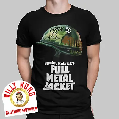Buy Full Metal Jacket T-Shirt Kubrick Helmet Movie Retro Tee Vintage 80s 90s  • 10.23£
