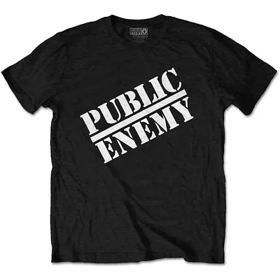 Buy Public Enemy Logo Black T-Shirt NEW OFFICIAL • 15.19£