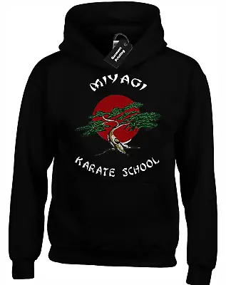Buy Miyagi Karate School Hoody Hoodie Retro Classic Film Kung Fu Cult • 15.99£