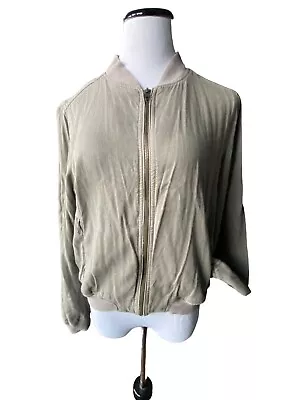 Buy Mossimo Supply Co. Women’s Green Bomber Look Lightweight Jacket Size XL Green • 5.86£