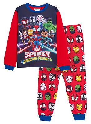 Buy Spidey And His Amazing Friends Pyjamas Kids Spiderman Hulk Miles Morales Pjs Set • 12.95£