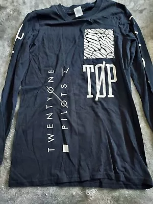 Buy Twenty One Pilots T Shirt Size S Black Long Sleeved • 10£