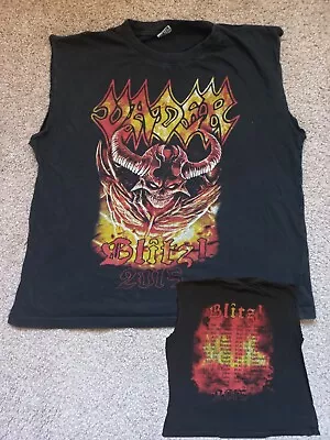 Buy Vader 2015 Sleeveless Tour T-Shirt - Size M - Heavy Death Metal - Immolation  • 8.99£