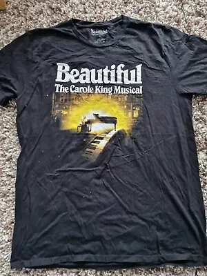 Buy Beautiful The Carole King Musical National Tour Tee T Shirt XL Black Cotton • 9.99£