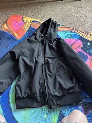 Buy SUPERDRY Black Hooded Bomber Jacket Size XL • 50£