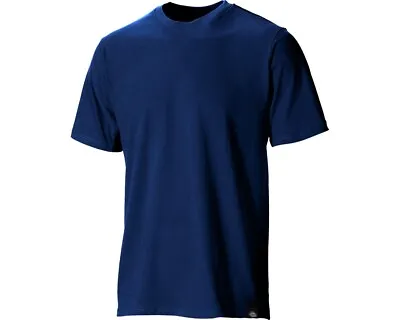 Buy Dickies Navy Small T-Shirt Mens Plain Cotton Crew Neck Work Tee SH34225 • 6.99£