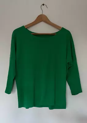 Buy Toast Green Jersey T-shirt, 3/4 Sleeve, Size 10/12 • 30£