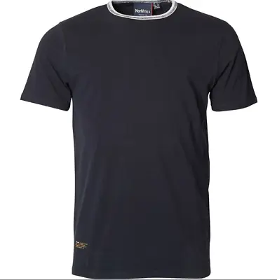 Buy NORTH 56º4 King Size Ringer T-Shirt/Black - 4XLT SRP £34.95 X-Tall • 24.99£