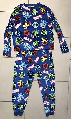 Buy Marvel Pyjamas- Age 8-9 - Excellent Condition- Free Postage  • 7.50£