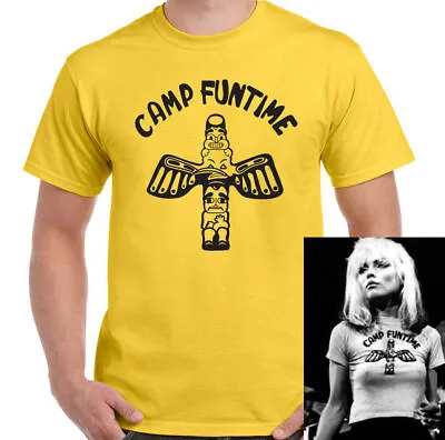 Buy CAMP FUNTIME T-SHIRT Blondie As Worn By Debbie Harry 70s Music Band TEE TOP • 10.94£