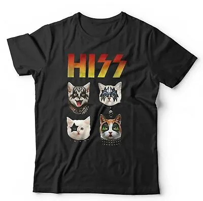 Buy Hiss Tshirt Uniesx & Kids – Kiss, Cats, Cute, Rock  • 9.79£