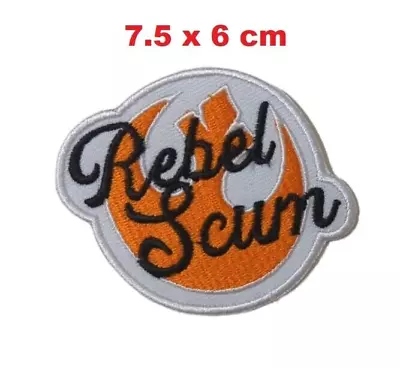 Buy Rebel Scum Cute Rock Embroidered Patch Badge Iron/Sew On Transfer Jeans N-1238 • 3£