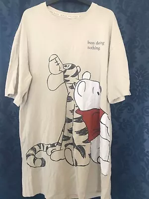 Buy Winnie The Pooh And Tigger Oversized Tee T-Shirt Size Small • 4£
