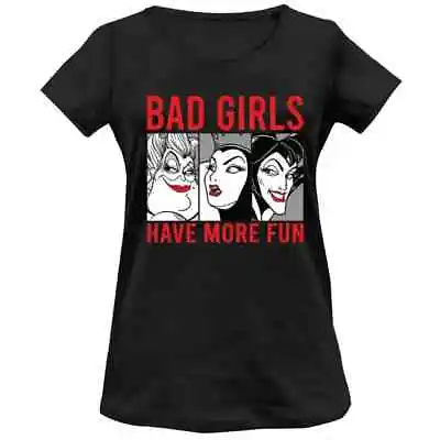 Buy Disney Villains Bad Girls Have More Fun Woman Adult T-shirt - Large • 19£