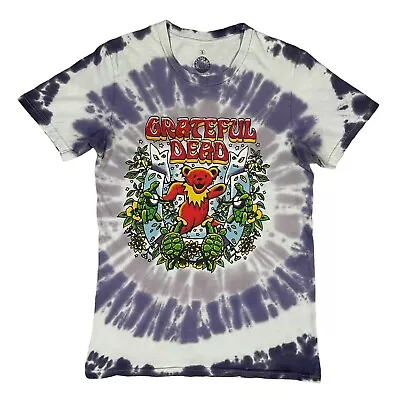 Buy GRATEFUL DEAD Vintage Style Band T Shirt Tie Dye Mens Small Hippie Bear • 25.46£