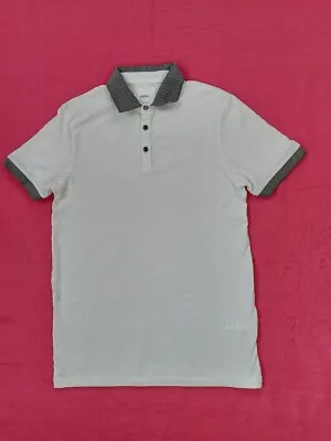 Buy Men’s Burton Menswear London Casual Polo T-Shirt Gift Burgundy/White Sizes S-2XL • 9.99£