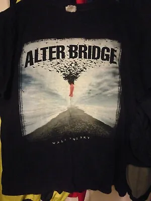 Buy Alter Bridge Walk The Sky European Tour T Shirt Medium • 10£