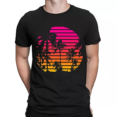 Buy Tree Forest Adventure Lovers Gift 80s Sunset Retro Mens Womens T-Shirts Top #NED • 9.99£