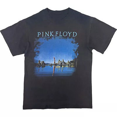 Buy Vintage Pink Floyd 1987 Wish You Were Here Tour Band T-shirt Black Rare Medium • 199.99£