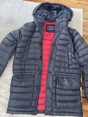 Buy Tommy Hilfiger Men's Puffer   Jacket Coat  | M | Navy • 50£