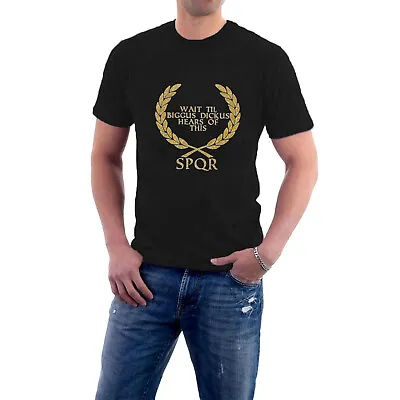 Buy Biggus Dickus Gold Print T-shirt Monty Python Life Of Brian Fan Tee • 14£