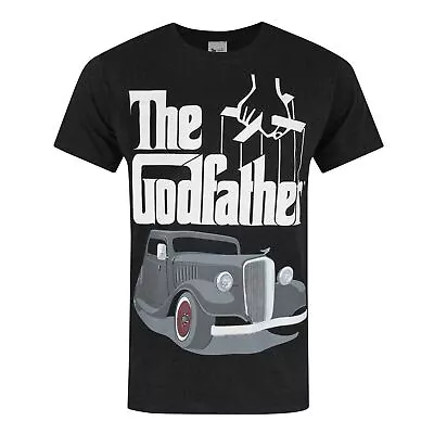 Buy Officially Licensed The Godfather Logo Car Men's Black T-Shirt • 15.95£